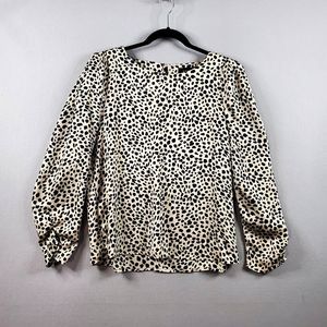 VICI Long Sleeve Blouse Animal Print Womens Size Large
